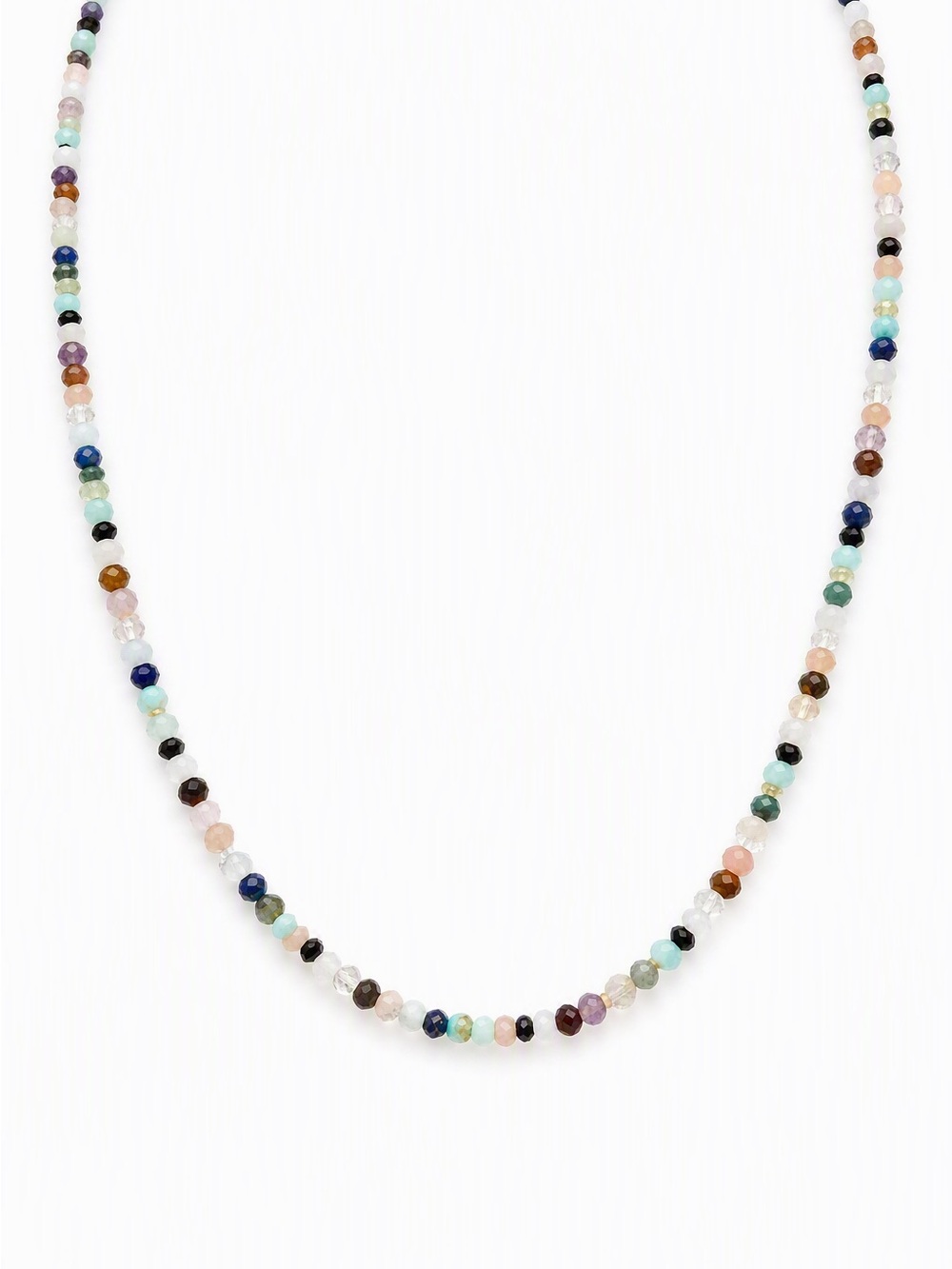 Minimalist Multi gemstone necklace